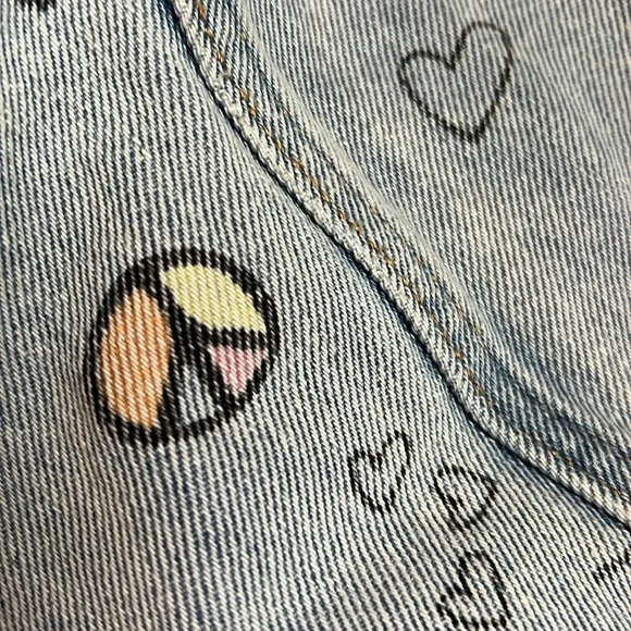 WILD FABLE Wild Graffiti Jean Jacket - Picture 6 of 16